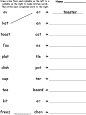 Match syllables