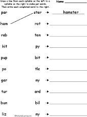 Match syllables