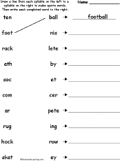 Match syllables