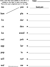 Match syllables