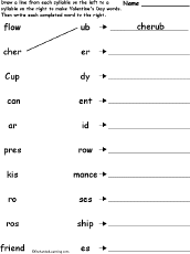 Match syllables