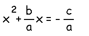 Deriving Quadratic