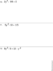 solve quadratic