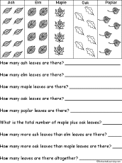 Search result: 'Count the Leaves Printout'