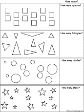 Search result: 'Count the Shapes Printout'