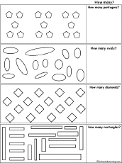 Search result: 'Count the Shapes Printout #2'