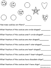 Search result: 'Fractions of Cookies Printout'