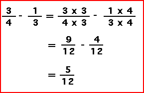 subtract Fractions