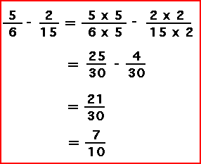 subtract Fractions