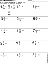 fractions worksheet thumbnail