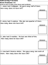 fractions worksheet thumbnail