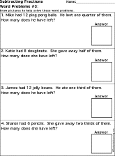 fractions worksheet thumbnail