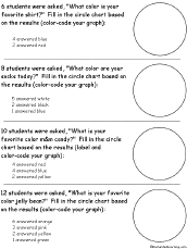 Pie Chart Practice Worksheet