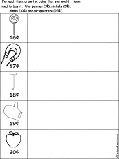 Write Coin Values