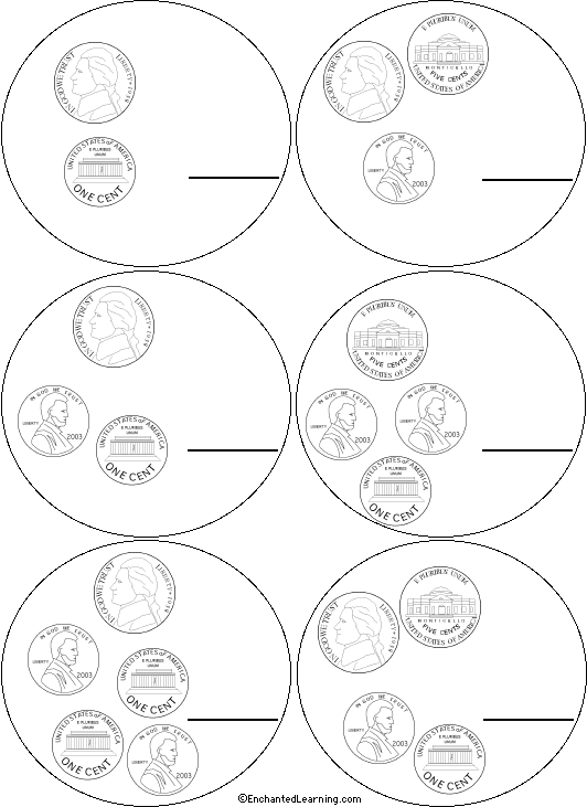 penny, nickel Groups