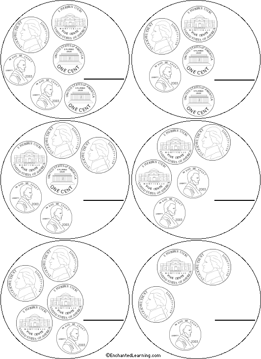 penny, nickel Groups