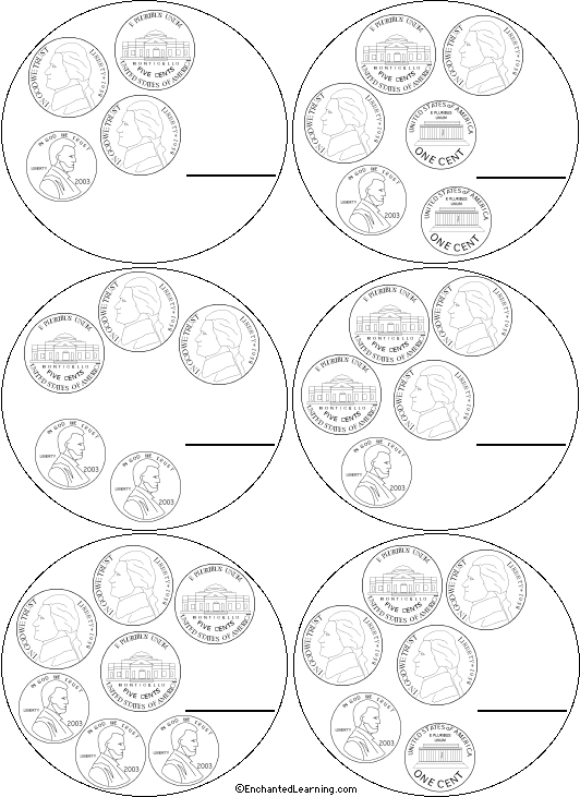 penny, nickel Groups