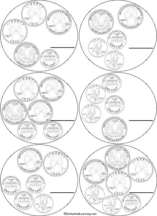 penny, Quarters Groups