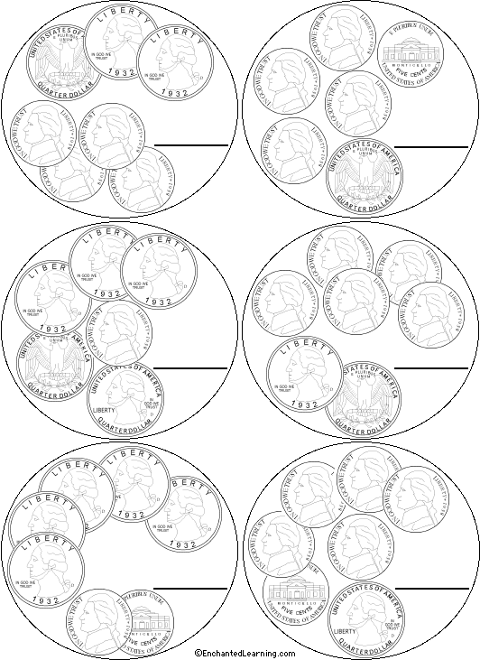 penny, Quarters Groups