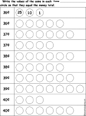 Write Coin Values