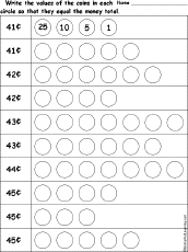 Write Coin Values