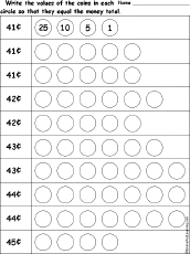 Write Coin Values