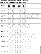 Write Coin Values