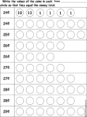 Write Coin Values