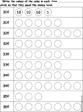 Write Coin Values