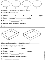 Search result: 'Adding Groups of Numbers #2 - Early Multiplication'