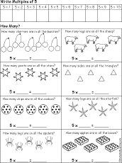 Search result: 'Count by 5s - Early Multiplication'