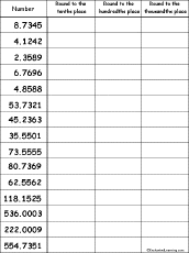 rounding