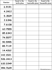 rounding