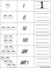 Search result: 'Writing Numbers from Tallies #1'