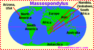 Massospondylus Map