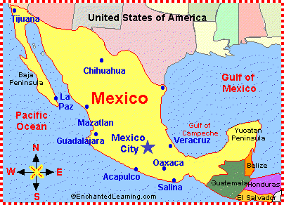 Mexico Map Zoomschool Com