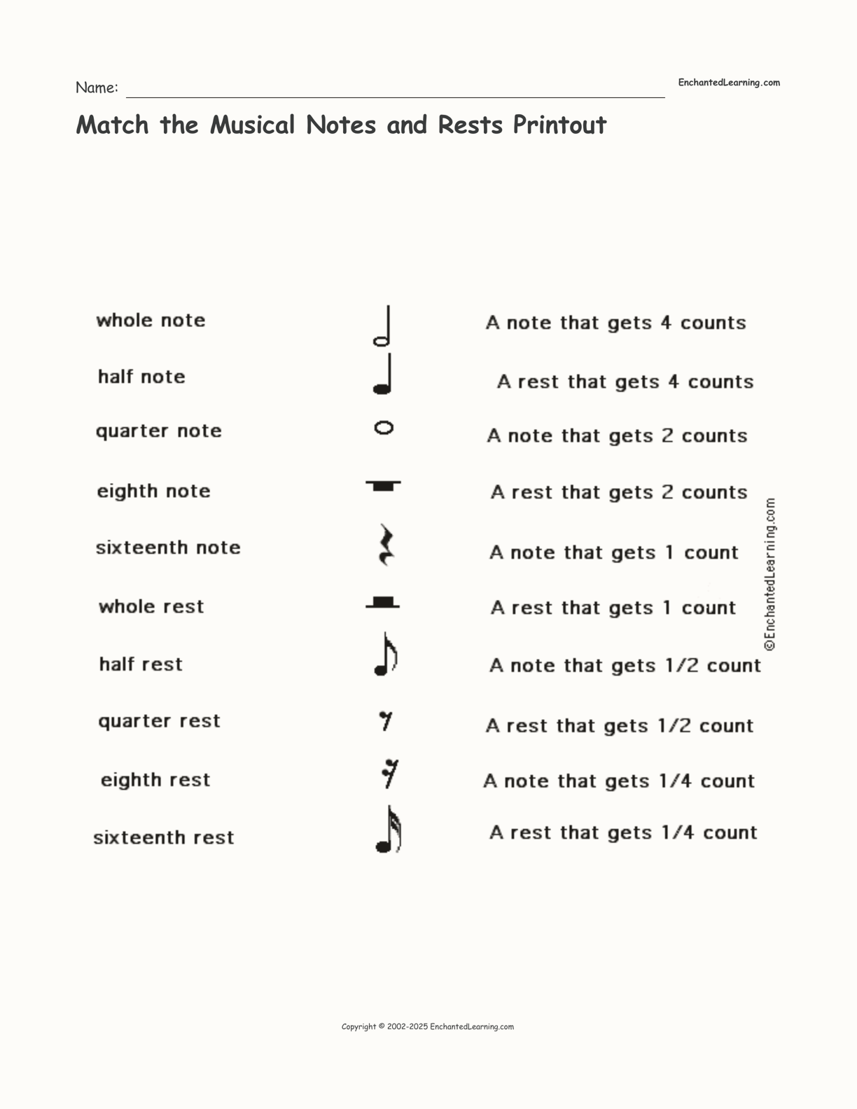 match-the-musical-notes-and-rests-printout-enchanted-learning