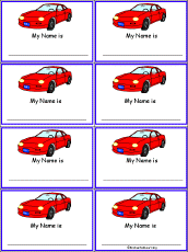 Car Nametags