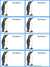 Penguin Nametags