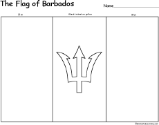 Flag of Barbados -thumbnail