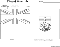 Search result: 'Flag of Manitoba, Canada (Printout)'