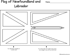 Search result: 'Flag of Newfoundland and Labrador, Canada (Printout)'