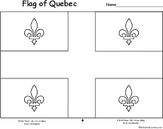 Search result: 'Flag of Quebec, Canada (Printout)'