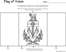 Search result: 'Flag of Yukon, Canada (Printout)'