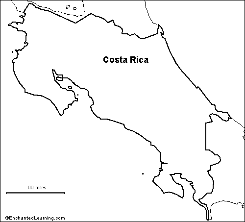 Search result: 'Outline Map Research Activity #3 - Costa Rica'