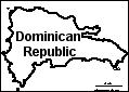 Dominican Republic: Outline Map Printout
