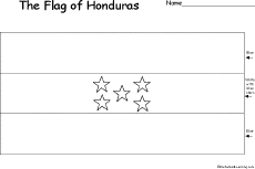 Flag of Honduras -thumbnail