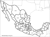 Label states of Mexico