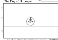 Flag of Nicaragua -thumbnail