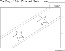 Flag of Saint Kitts and Nevis -thumbnail
